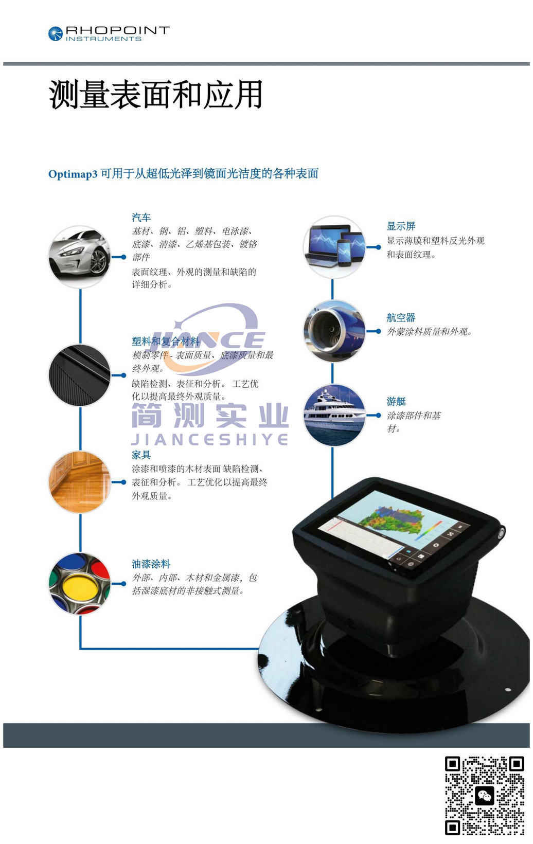 RHOPOINT Optimap3 PSD桔皮仪_英国罗伯特Optimap3